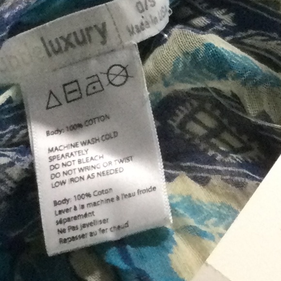 Nwt Anthropologie Subtle Luxury Blue Motif Kimono Wrap - Picture 8 of 11